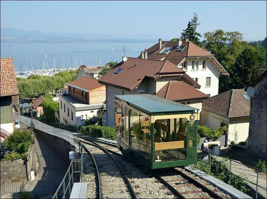 Appartamento Au Sunrise Studio Thonon-les-Bains Esterno foto